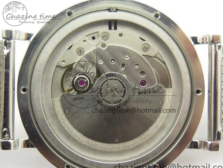 MIROTIME 0104 FastDry Portofino IW356501 SS V3 MK 1:1 Best Edition Black Dial On SS Mesh Bracelet MIYOTA 7195